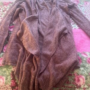 Barefoot Dreams wine/pink sweater